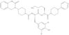 N-[2-[5-Amino-1(S)-[4-(4-pyridinyl)piperazin-1-ylcarbonyl]pentylamino]-1(R)-(3,5-dibromo-4-hydroxybenzyl)-2-oxoethyl]-4-(2-oxo-1,2,3,4-tetrahydroquinazolin-3-yl)piperidine-1-carboxamide