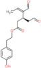 2-(4-hydroxyphenyl)ethyl (3S,4E)-4-formyl-3-(2-oxoethyl)hex-4-enoate