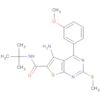 Thieno[2,3-d]pyrimidine-6-carboxamide,5-amino-N-(1,1-dimethylethyl)-4-(3-methoxyphenyl)-2-(methylt…