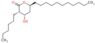 (3S,4S,6S)-3-hexyl-4-hydroxy-6-undecyltetrahydro-2H-pyran-2-one (non-preferred name)