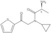 (2S)-2-Amino-N-cyclopropyl-N-[2-oxo-2-(2-thienyl)ethyl]propanamide