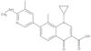 1-Cyclopropyl-8-methyl-7-[5-methyl-6-(methylamino)pyridin-3-yl]-4-oxo-1,4-dihydroquinoline-3-carboxylic acid