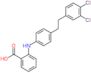 2-({4-[2-(3,4-dichlorophenyl)ethyl]phenyl}amino)benzoic acid