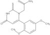 6-(2,5-Dimethoxyphenyl)-3,4-dihydro-4-oxo-2-thioxo-1(2H)-pyrimidineacetamide