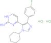 4-[1-Cyclohexyl-4-(4-fluorophenyl)-1H-imidazol-5-yl]-2-pyrimidinamine dihydrochloride