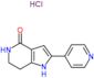 2-pyridin-4-yl-1,5,6,7-tetrahydro-4H-pyrrolo[3,2-c]pyridin-4-one hydrochloride