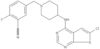 5-[[4-[(6-Chlorothieno[2,3-d]pyrimidin-4-yl)amino]-1-piperidinyl]methyl]-2-fluorobenzonitrile