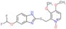5-(difluoromethoxy)-2-[(3,4-dimethoxy-1-oxido-pyridin-1-ium-2-yl)methylsulfanyl]-1H-benzimidazole
