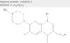 3-Quinolinecarboxylic acid, 1-ethyl-6-fluoro-1,4-dihydro-7-(4-methyl-1-piperazinyl)-4-oxo-