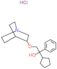 2-(1-azabicyclo[2.2.2]oct-3-yloxy)-1-cyclopentyl-1-phenylethanol hydrochloride (1:1)