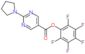 (2,3,4,5,6-pentafluorophenyl) 2-pyrrolidin-1-ylpyrimidine-5-carboxylate