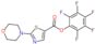 2,3,4,5,6-Pentafluorophenyl 2-(4-morpholinyl)-5-thiazolecarboxylate