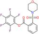 (2,3,4,5,6-pentafluorophenyl) 2-morpholinosulfonylbenzoate