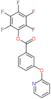 (2,3,4,5,6-pentafluorophenyl) 3-(2-pyridyloxy)benzoate