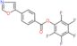 2,3,4,5,6-Pentafluorophenyl 4-(5-oxazolyl)benzoate