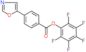 pentafluorophenyl 4-(1,3-oxazol-5-yl)benzoate