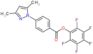 (2,3,4,5,6-pentafluorophenyl) 4-(3,5-dimethylpyrazol-1-yl)benzoate