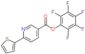 2,3,4,5,6-Pentafluorophenyl 6-(2-thienyl)-3-pyridinecarboxylate