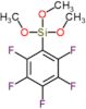 trimethoxy(pentafluorophenyl)silane