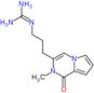 2-[3-(2-methyl-1-oxo-1,2-dihydropyrrolo[1,2-a]pyrazin-3-yl)propyl]guanidine