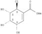 1-Cyclohexene-1-carboxylicacid, 6-chloro-3,4,5-trihydroxy-, methyl ester, (3S,4S,5S,6S)-