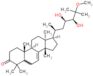 (5xi,13alpha,14beta,20S,23R,24S)-23,24-dihydroxy-25-methoxylanost-7-en-3-one