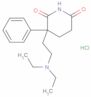 2,6-Piperidinedione, 3-[2-(diethylamino)ethyl]-3-phenyl-, hydrochloride (1:1)