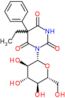 5-ethyl-1-(beta-D-glucopyranosyl)-5-phenylpyrimidine-2,4,6(1H,3H,5H)-trione