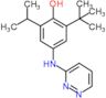 Phenol, 2-(1,1-dimethylethyl)-6-(1-methylethyl)-4-(3-pyridazinylamino)-