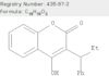 2H-1-Benzopyran-2-one, 4-hydroxy-3-(1-phenylpropyl)-