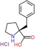 (2S)-2-benzylpyrrolidine-2-carboxylic acid hydrochloride