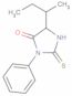 5-(1-Methylpropyl)-3-phenyl-2-thioxo-4-imidazolidinone