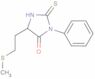 5-[2-(Methylthio)ethyl]-3-phenyl-2-thioxo-4-imidazolidinone