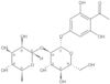 1-[4-[[2-O-(6-desossi-α-L-mannopiranosil)-β-D-glucopiranosil]ossi]-2,6-diidrossifenil]etanone