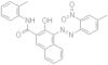 3-Hydroxy-4-[2-(4-methyl-2-nitrophenyl)diazenyl]-N-(2-methylphenyl)-2-naphthalenecarboxamide