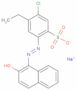 sodium 5-chloro-4-ethyl-2-[(2-hydroxy-1-naphthyl)azo]benzenesulphonate