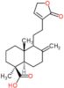 (1S,4aR,8aR)-1,4a-dimethyl-6-methylidene-5-[2-(2-oxo-2,5-dihydrofuran-3-yl)ethyl]decahydronaphthalene-1-carboxylic acid