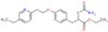 ethyl 2-carbamoylsulfanyl-3-[4-[2-(5-ethyl-2-pyridyl)ethoxy]phenyl]propanoate