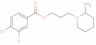 3-(2-methylpiperidino)propyl 3,4-dichlorobenzoate