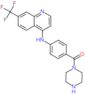 N-[4-(piperazin-1-ylcarbonyl)phenyl]-7-(trifluoromethyl)quinolin-4-amine