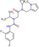 N-cyclopropyl-N~2~-[(2,4-difluorophenyl)carbamoyl]-N-[(1-methyl-1H-pyrrol-2-yl)methyl]-N~2~-propan-2-ylglycinamide