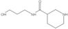 N-(3-hydroxypropyl)piperidine-3-carboxamide