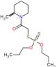 S-[2-(2-methylpiperidin-1-yl)-2-oxoethyl] O,O-dipropyl phosphorodithioate