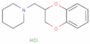 Piperidine, 1-[(2,3-dihydro-1,4-benzodioxin-2-yl)methyl]-, hydrochloride (1:1)