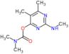 5,6-dimethyl-2-(methylamino)pyrimidin-4-yl dimethylcarbamate