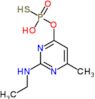 O-[2-(ethylamino)-6-methylpyrimidin-4-yl] dihydrogen thiophosphate