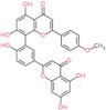 8-[5-(5,7-dihydroxy-4-oxo-4H-chromen-2-yl)-2-hydroxyphenyl]-5,7-dihydroxy-2-(4-methoxyphenyl)-4H-chromen-4-one
