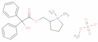 Pyrrolidinium, 2-[[(2-hydroxy-2,2-diphenylacetyl)oxy]methyl]-1,1-dimethyl-, methyl sulfate (1:1)