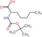 (2S)-2-(tert-butoxycarbonylamino)heptanoic acid