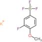 potassium trifluoro(3-fluoro-4-methoxyphenyl)borate(1-)
